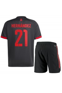 Bayern Munich Lucas Hernandez #21 Babytruitje 3e tenue Kind 2022-23 Korte Mouw (+ Korte broeken)